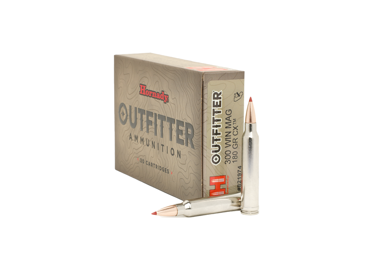 HORNADY 300 Win Mag 180 gr CX Outfitter 20/Box